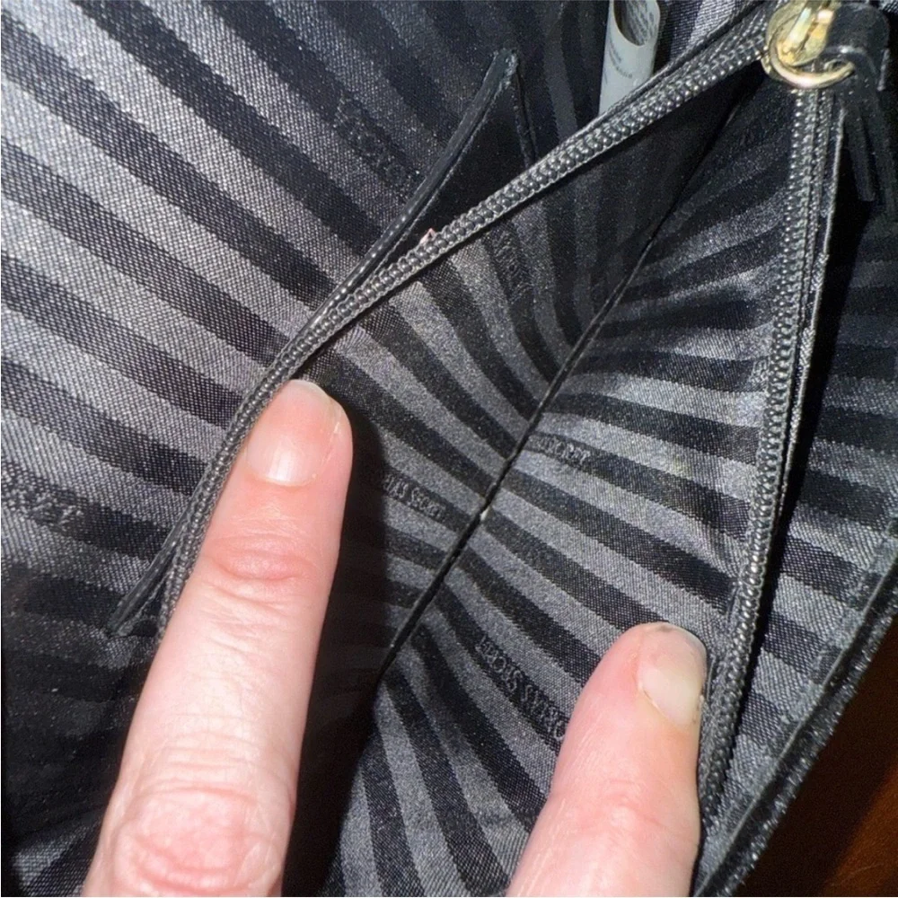 Victoria's Secret Black Velvet Clutch